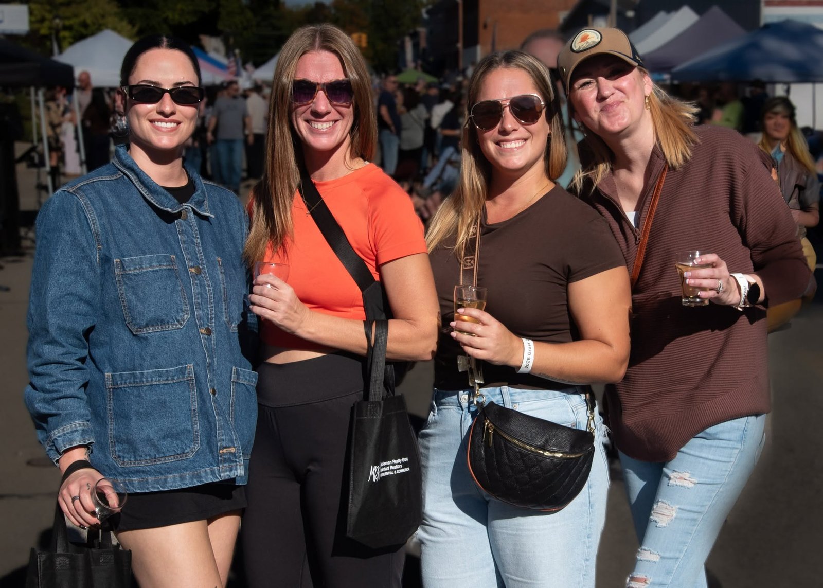 Group of friends at Oktoberfest
